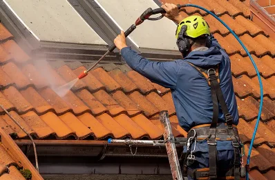 Démoussage et hydrofuge de toiture aux Yveteaux